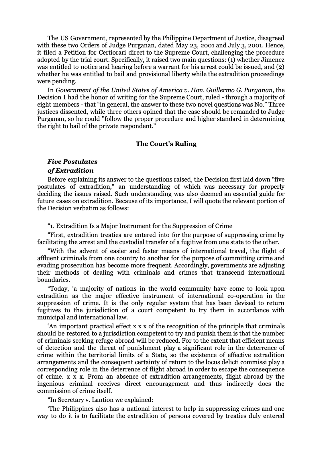 Reforming the Judiciary, page 140