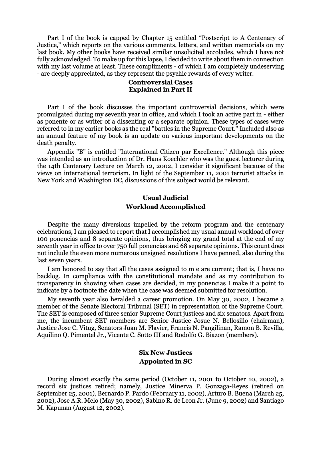 Reforming the Judiciary, page 6