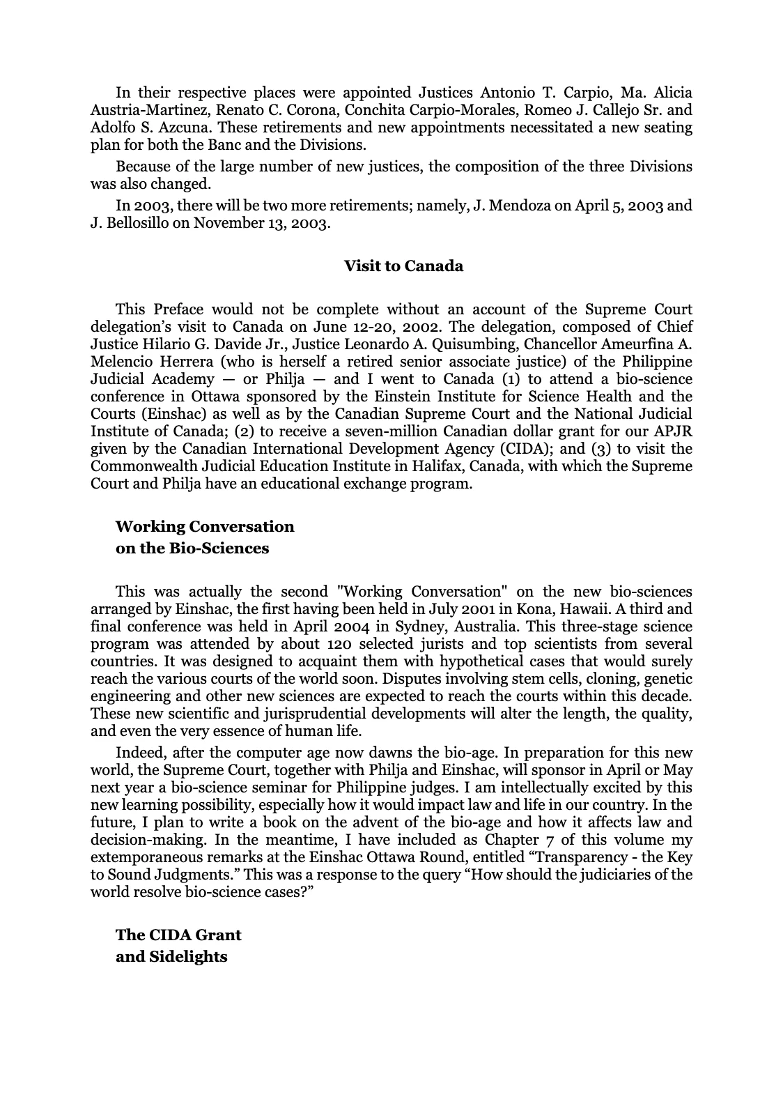 Reforming the Judiciary, page 7