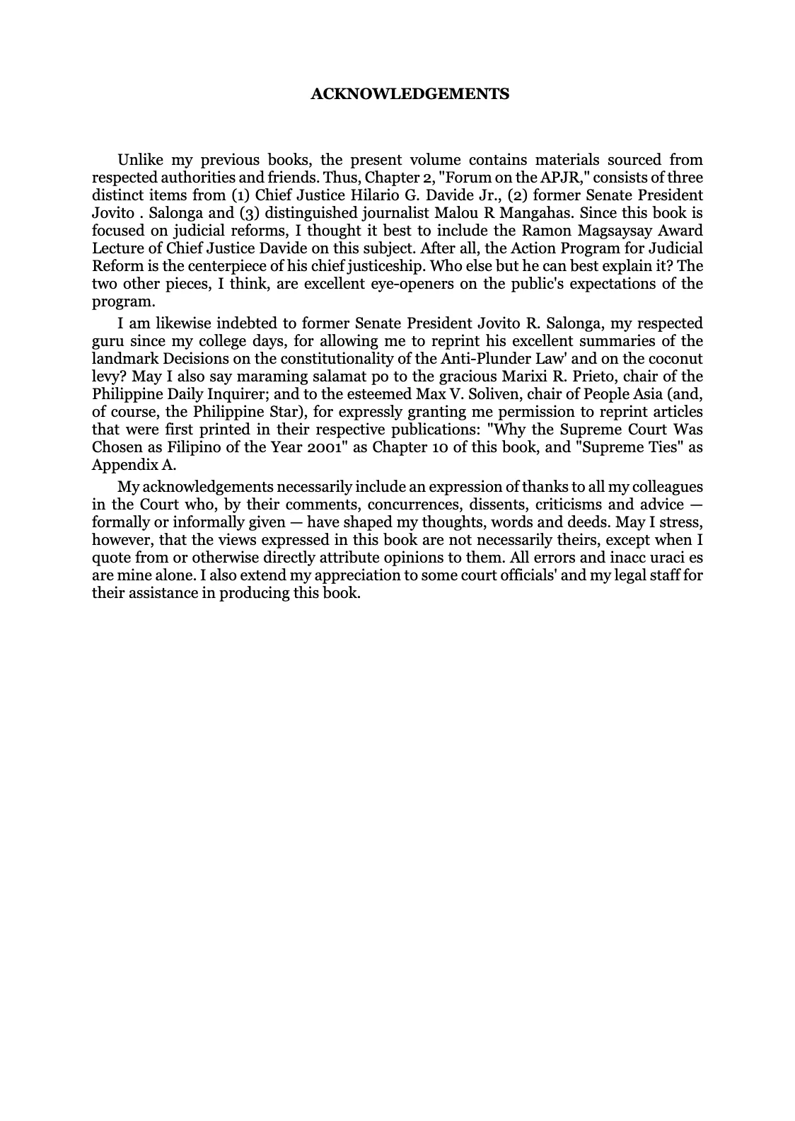 Reforming the Judiciary, page 9