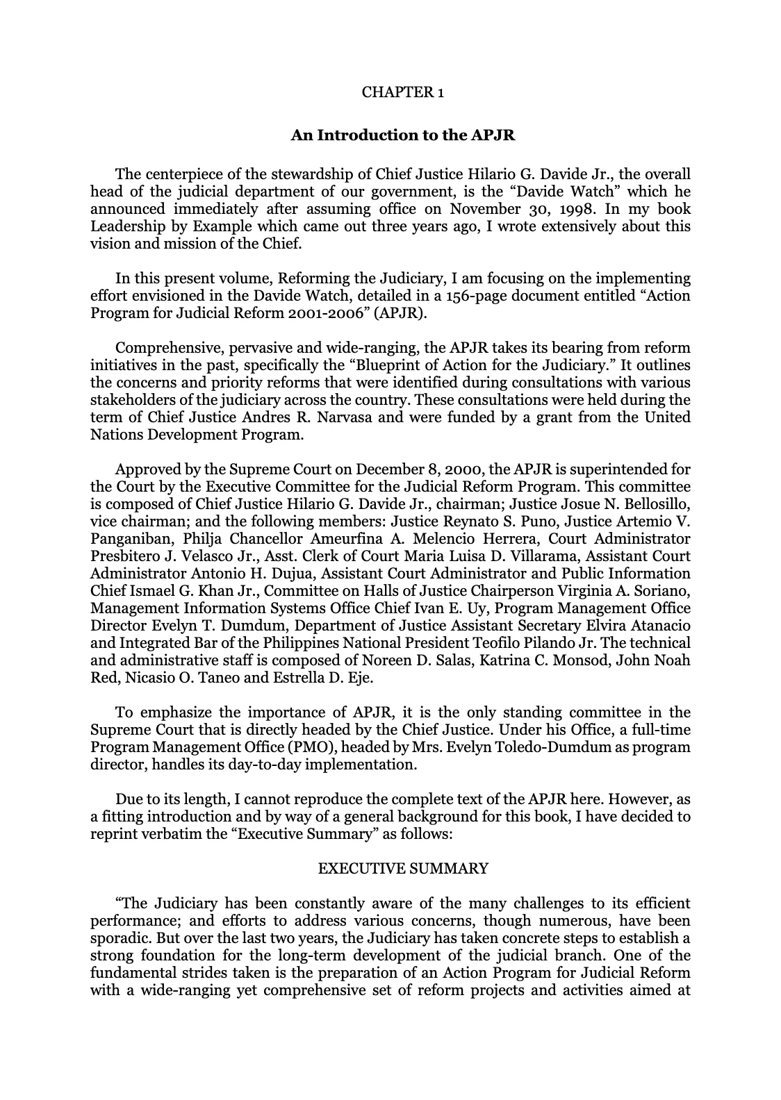 Reforming the Judiciary, page 11