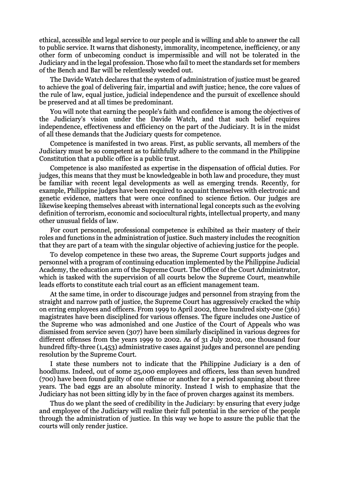 Reforming the Judiciary, page 17
