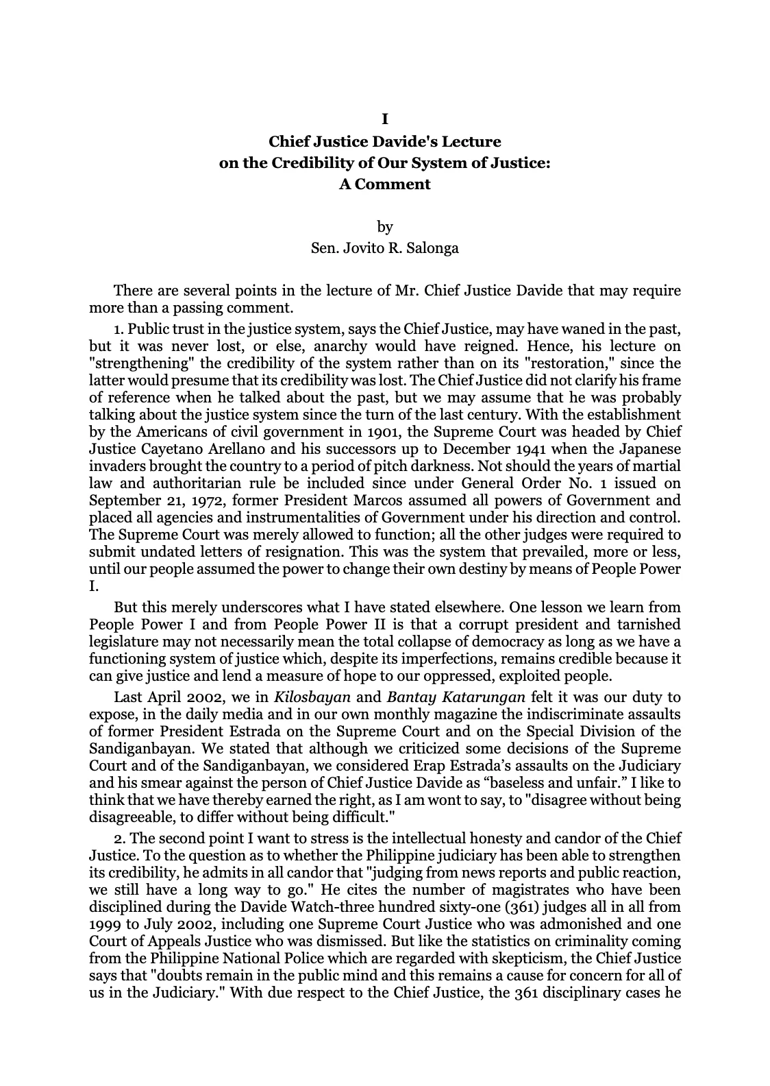 Reforming the Judiciary, page 21
