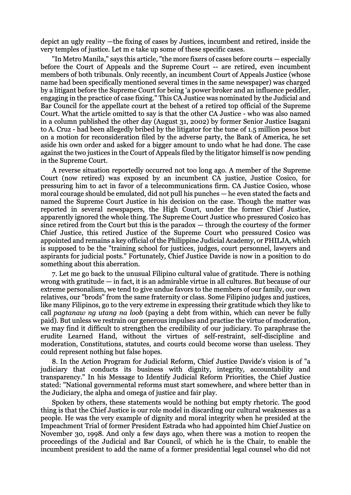 Reforming the Judiciary, page 23