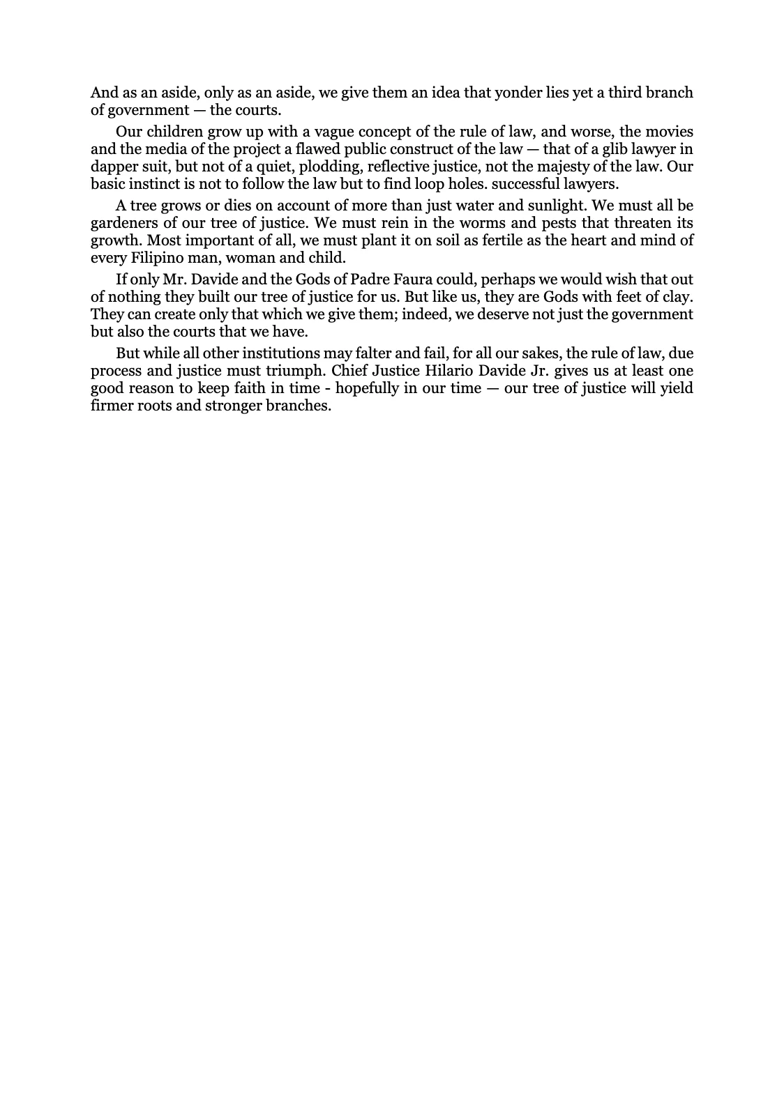 Reforming the Judiciary, page 27