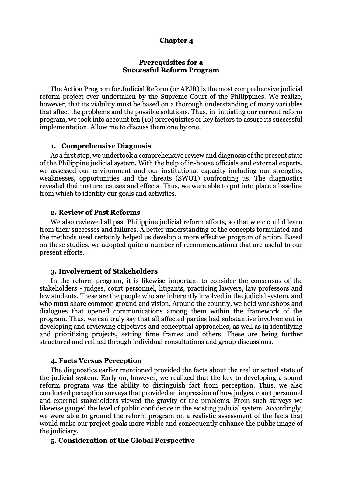 Reforming the Judiciary, page 34