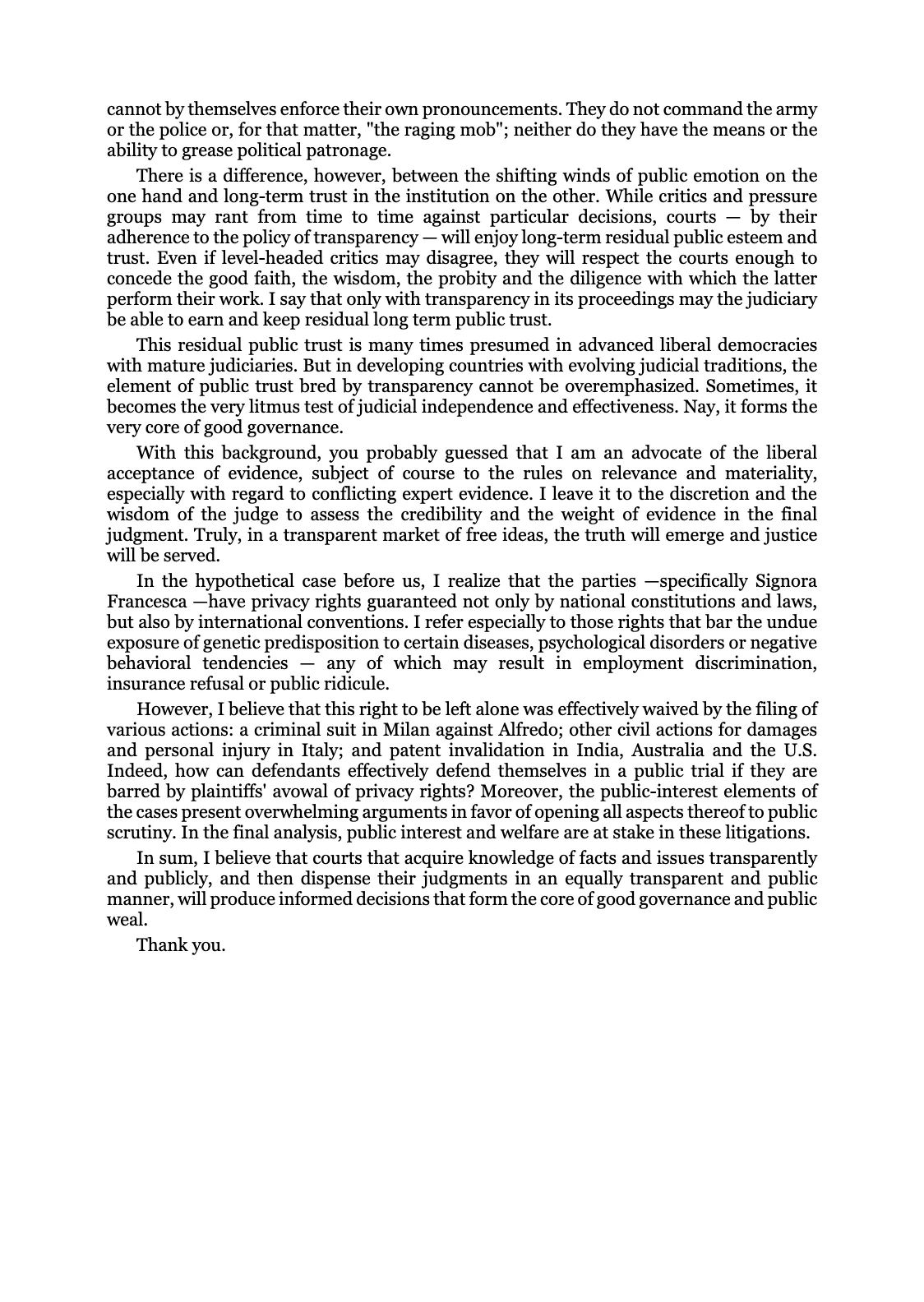 Reforming the Judiciary, page 46