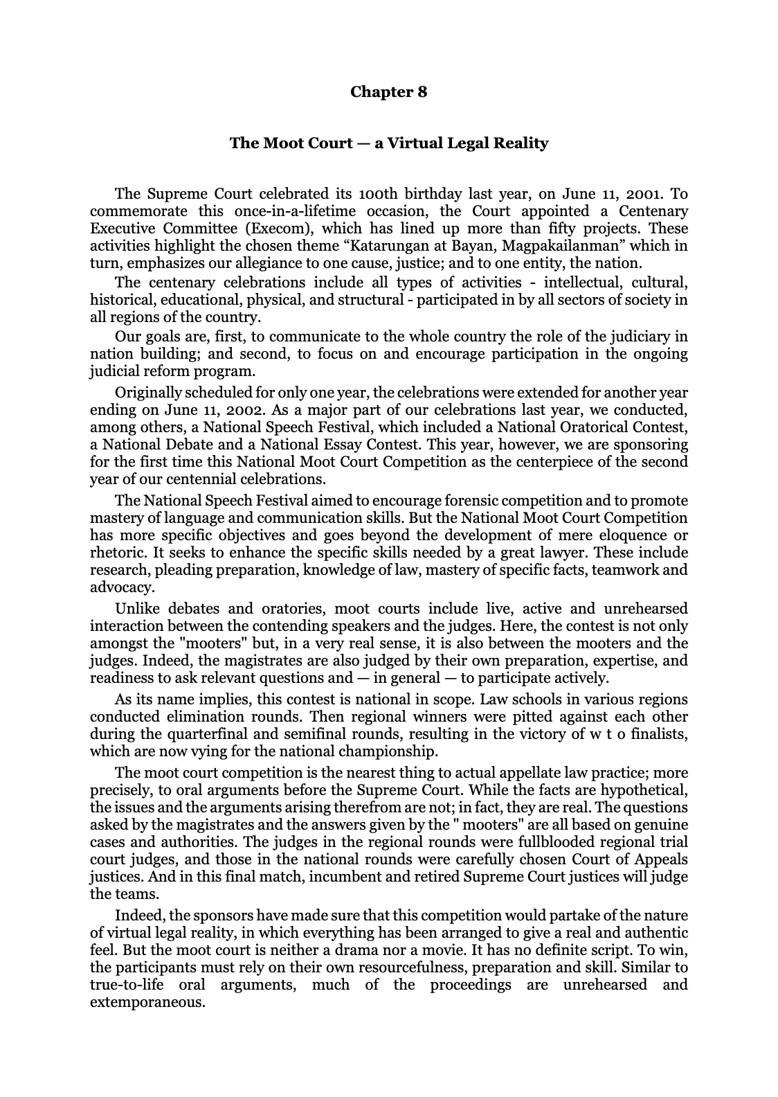 Reforming the Judiciary, page 47