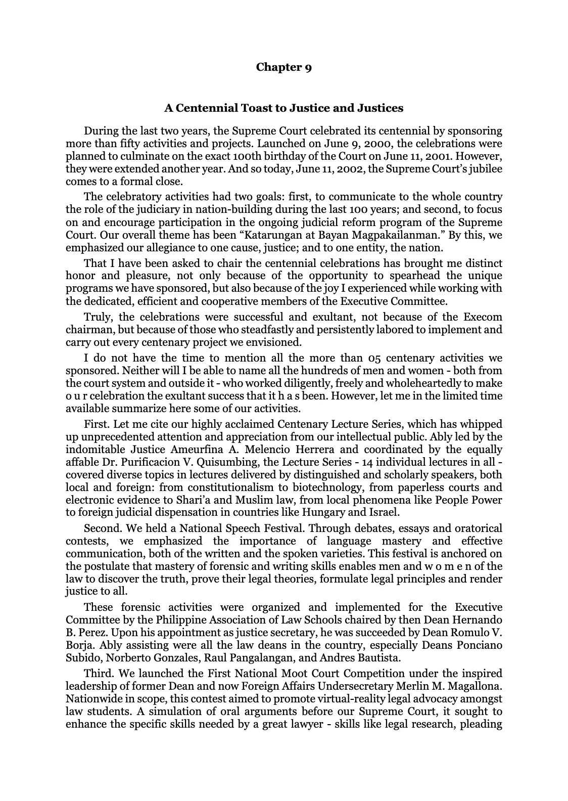 Reforming the Judiciary, page 49