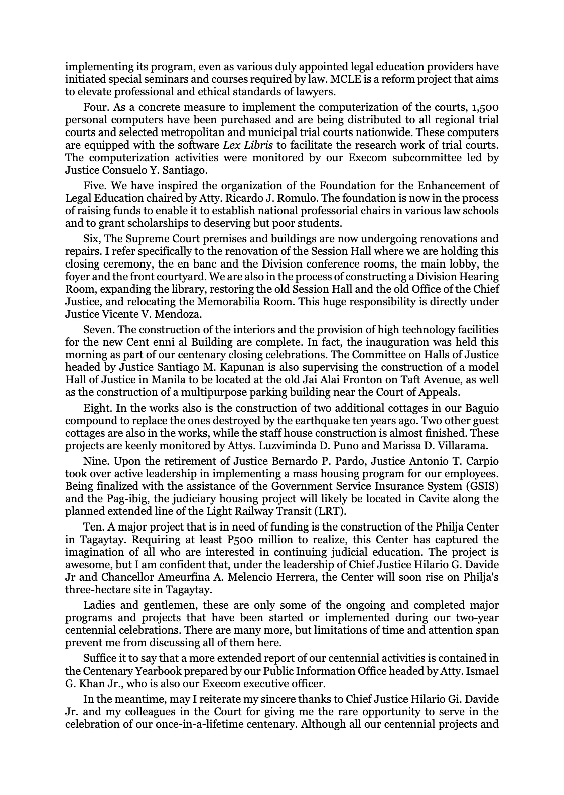 Reforming the Judiciary, page 52