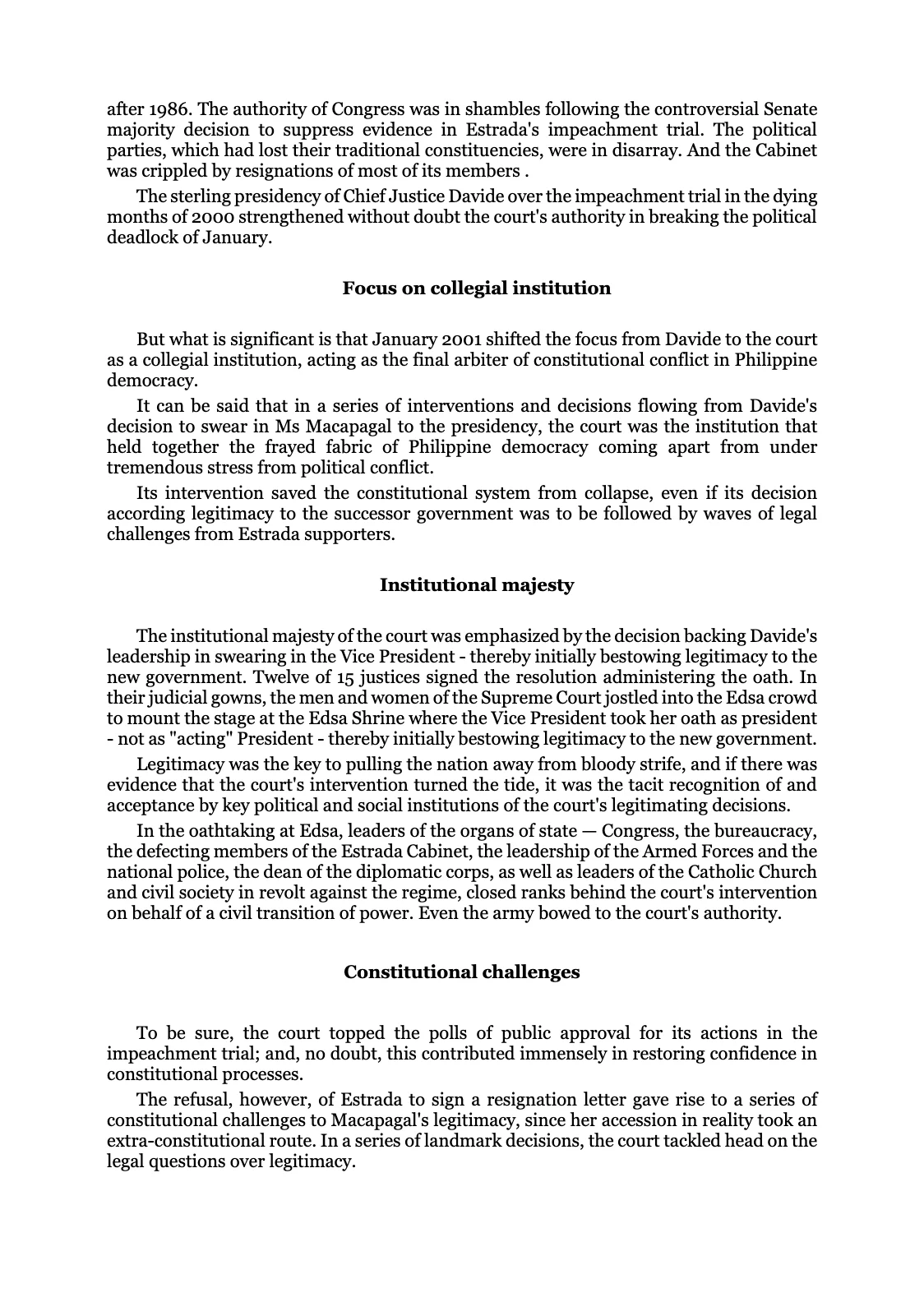 Reforming the Judiciary, page 55