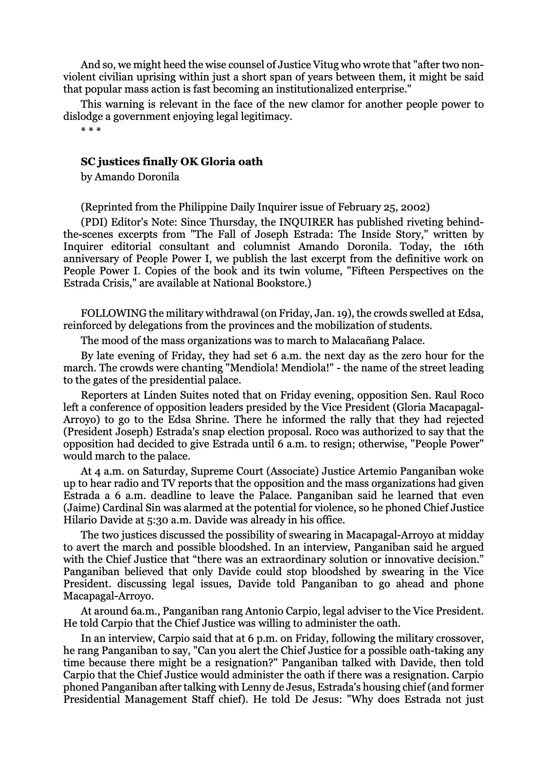 Reforming the Judiciary, page 58