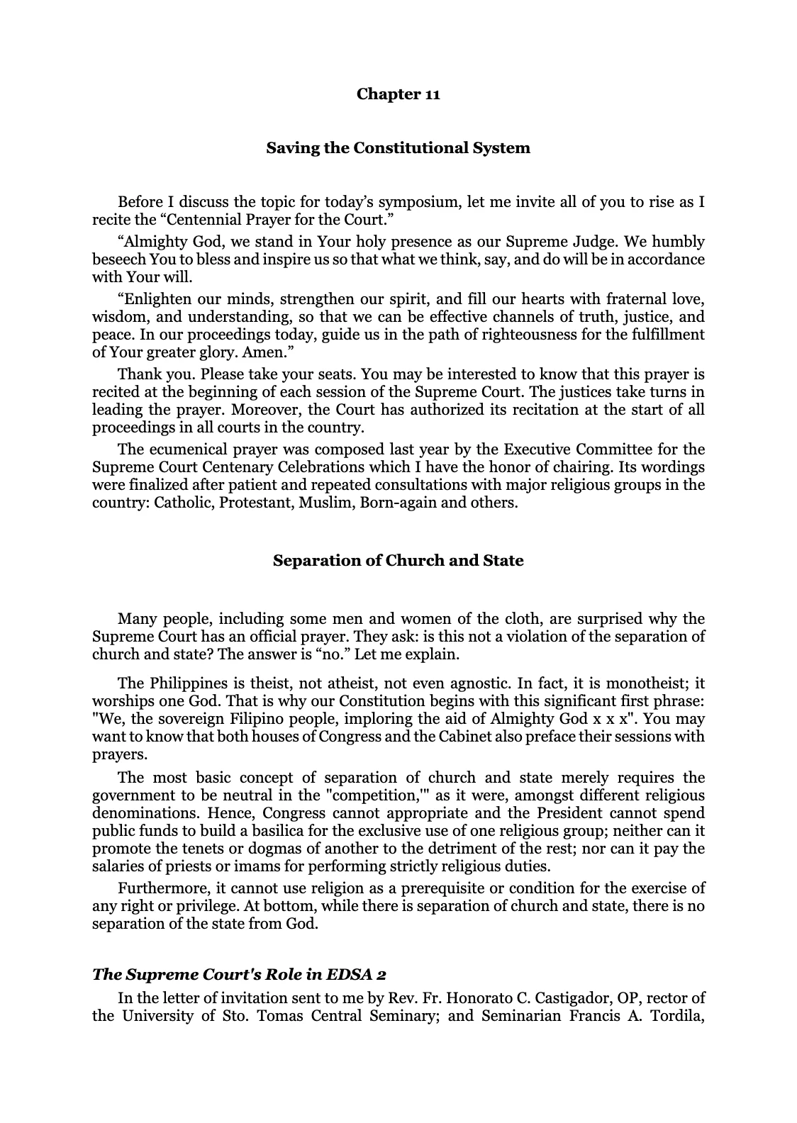Reforming the Judiciary, page 62