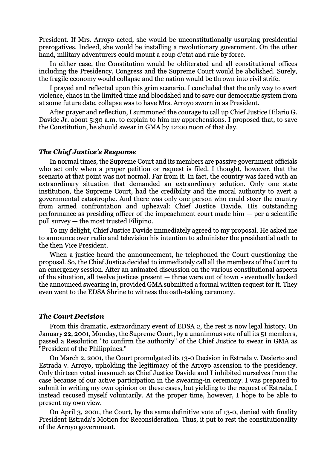 Reforming the Judiciary, page 64