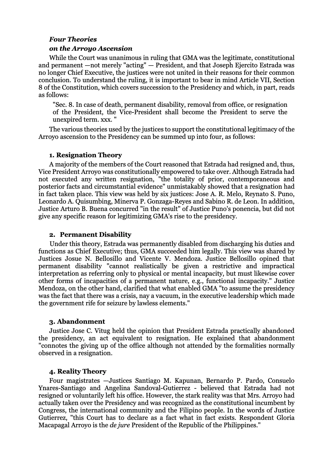 Reforming the Judiciary, page 65