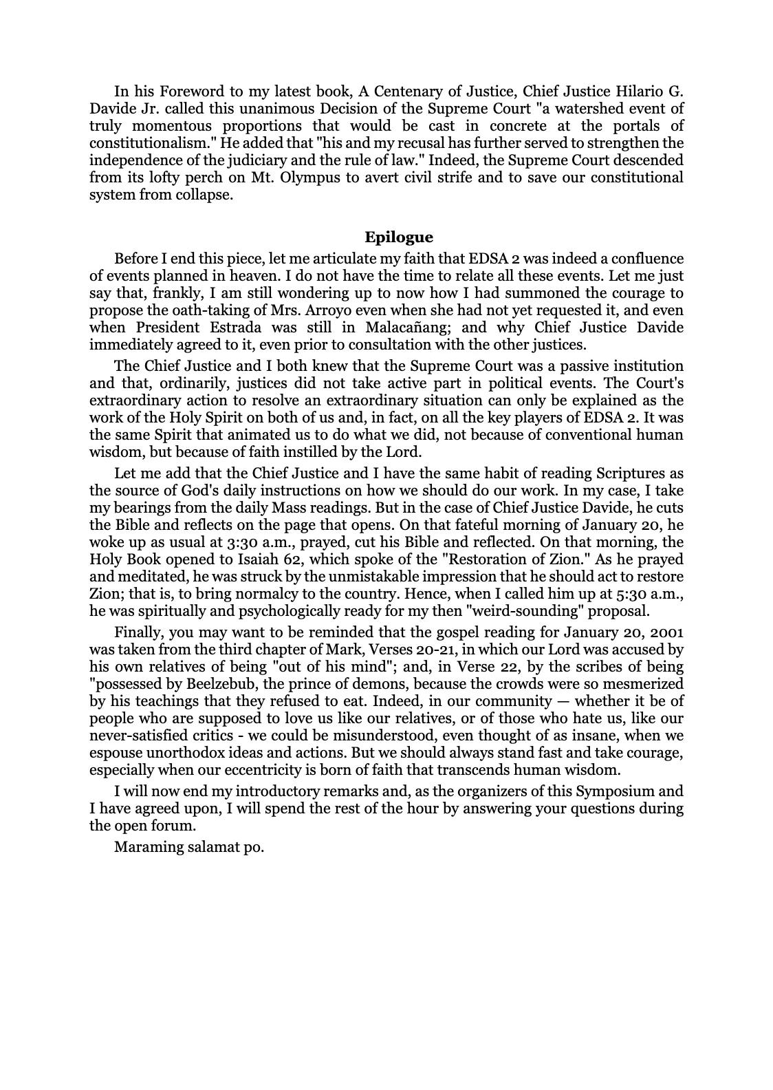 Reforming the Judiciary, page 66