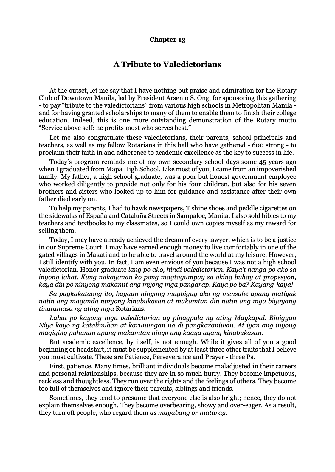 Reforming the Judiciary, page 72