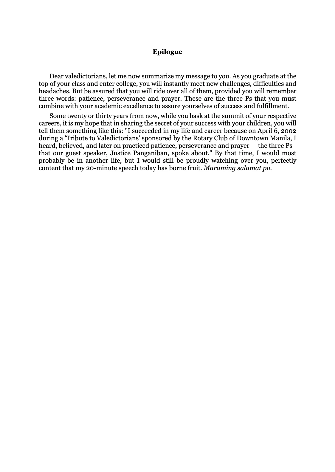 Reforming the Judiciary, page 75
