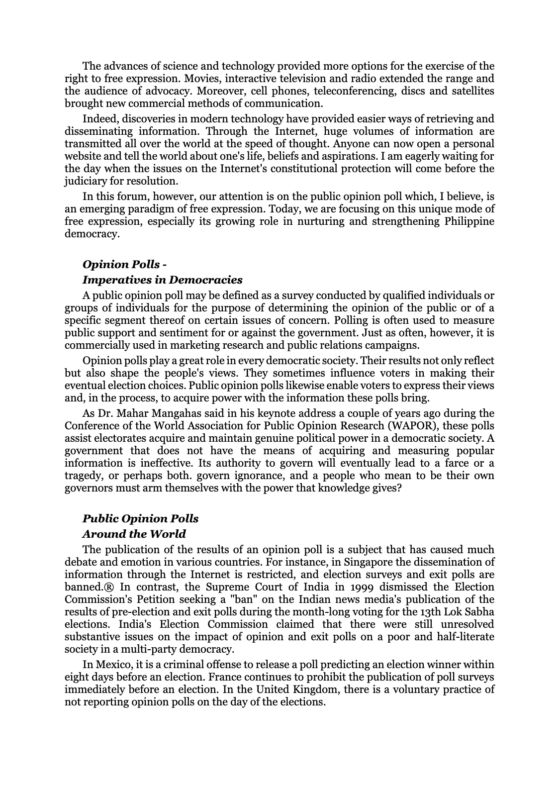 Reforming the Judiciary, page 77
