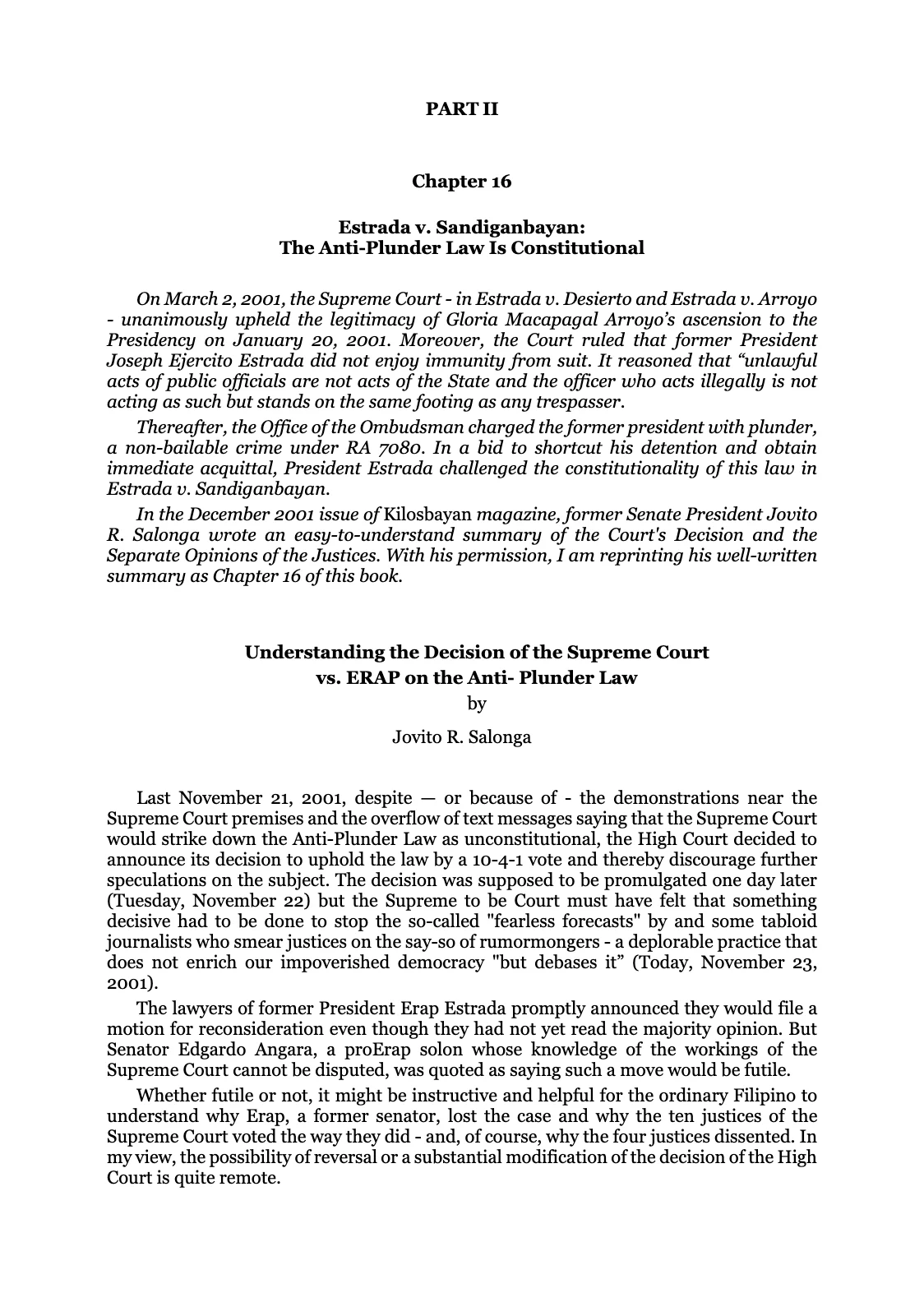Reforming the Judiciary, page 86