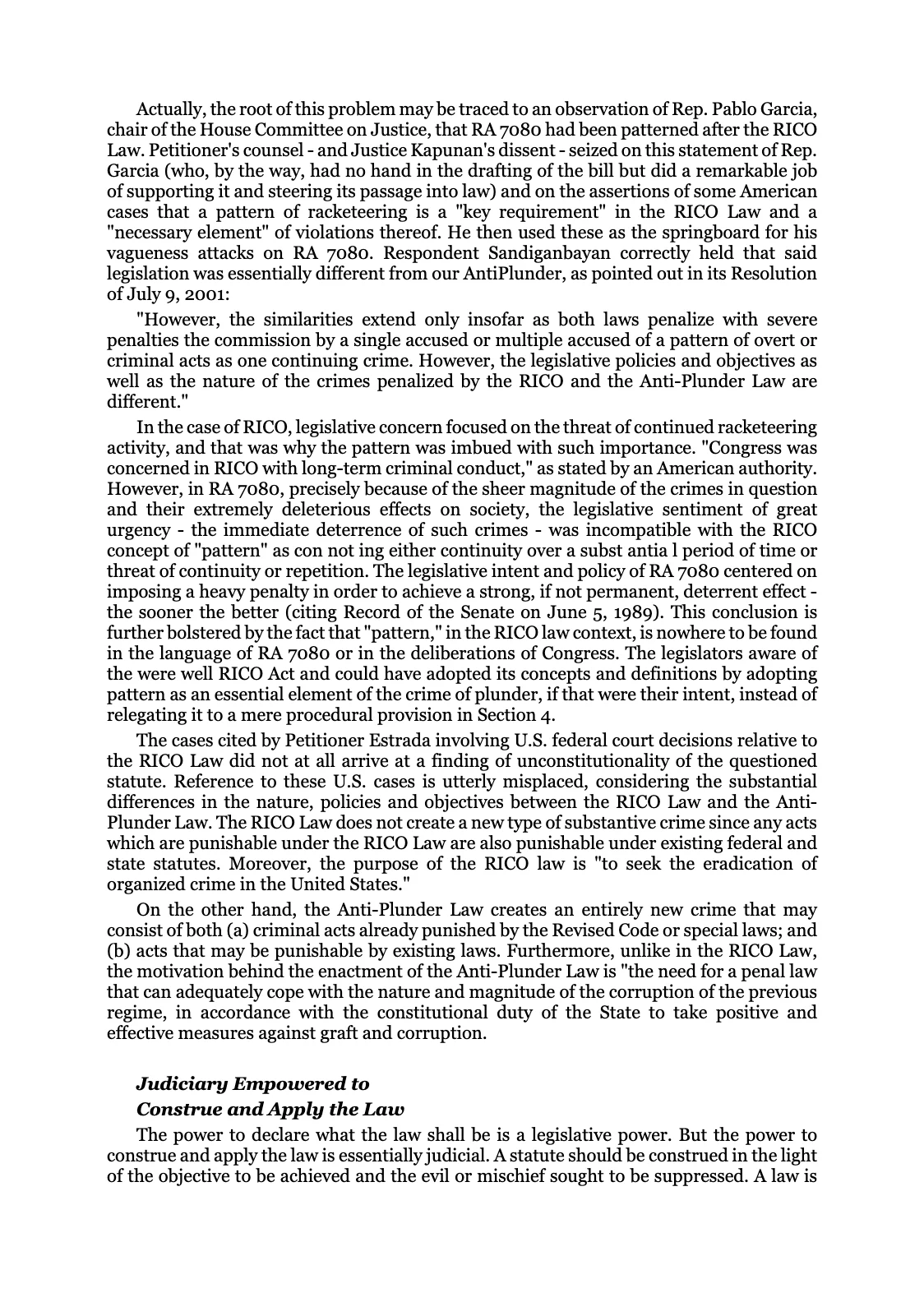 Reforming the Judiciary, page 97