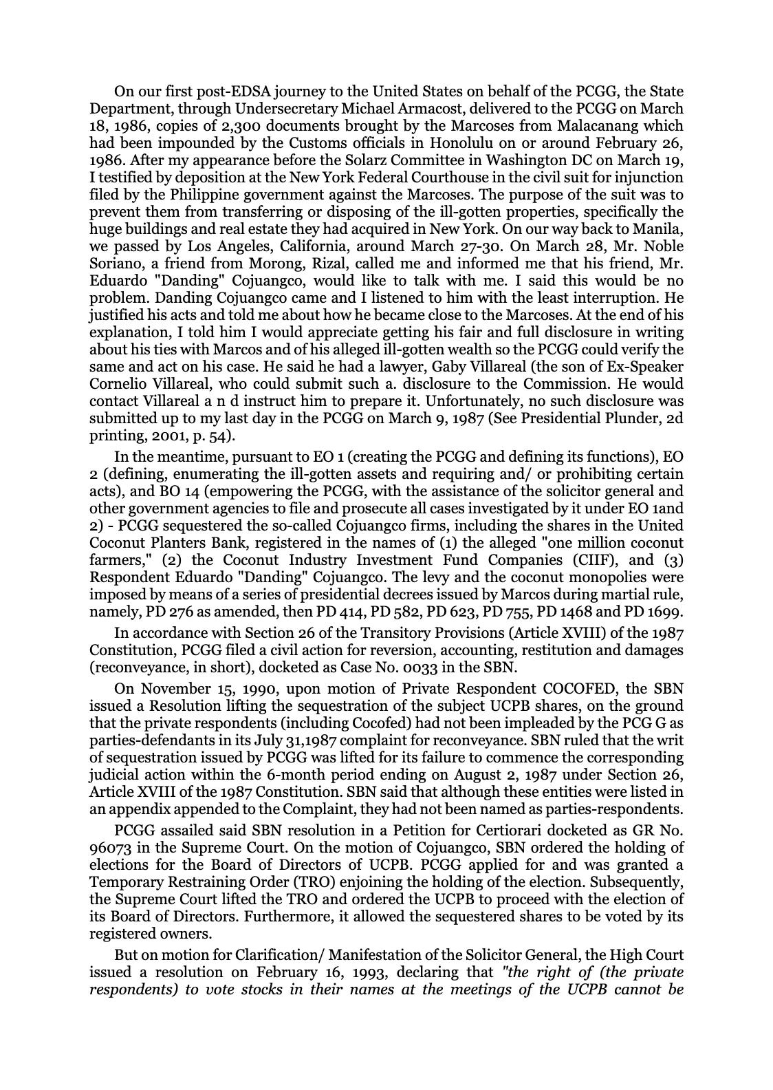 Reforming the Judiciary, page 101