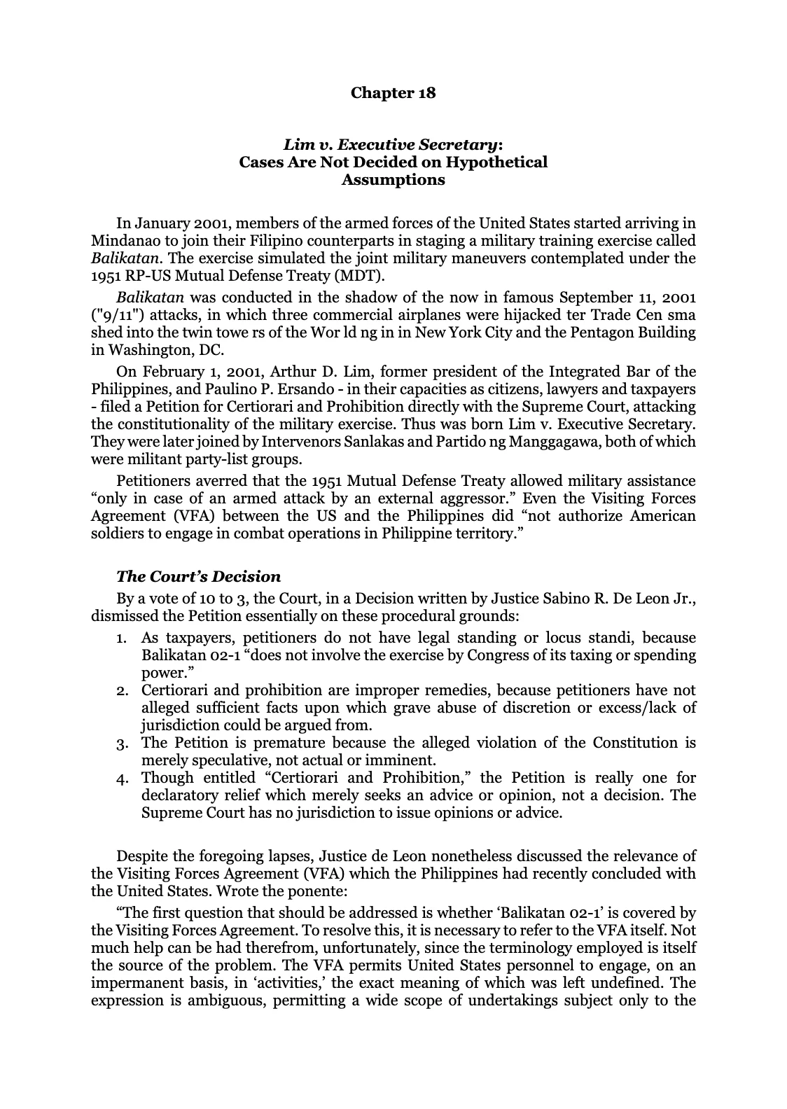 Reforming the Judiciary, page 109