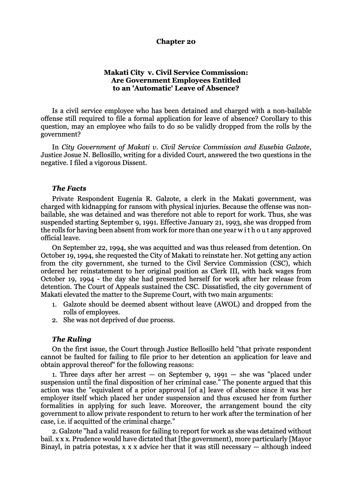 Reforming the Judiciary, page 122