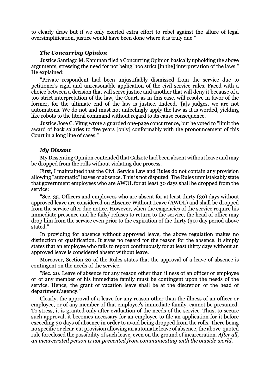 Reforming the Judiciary, page 125