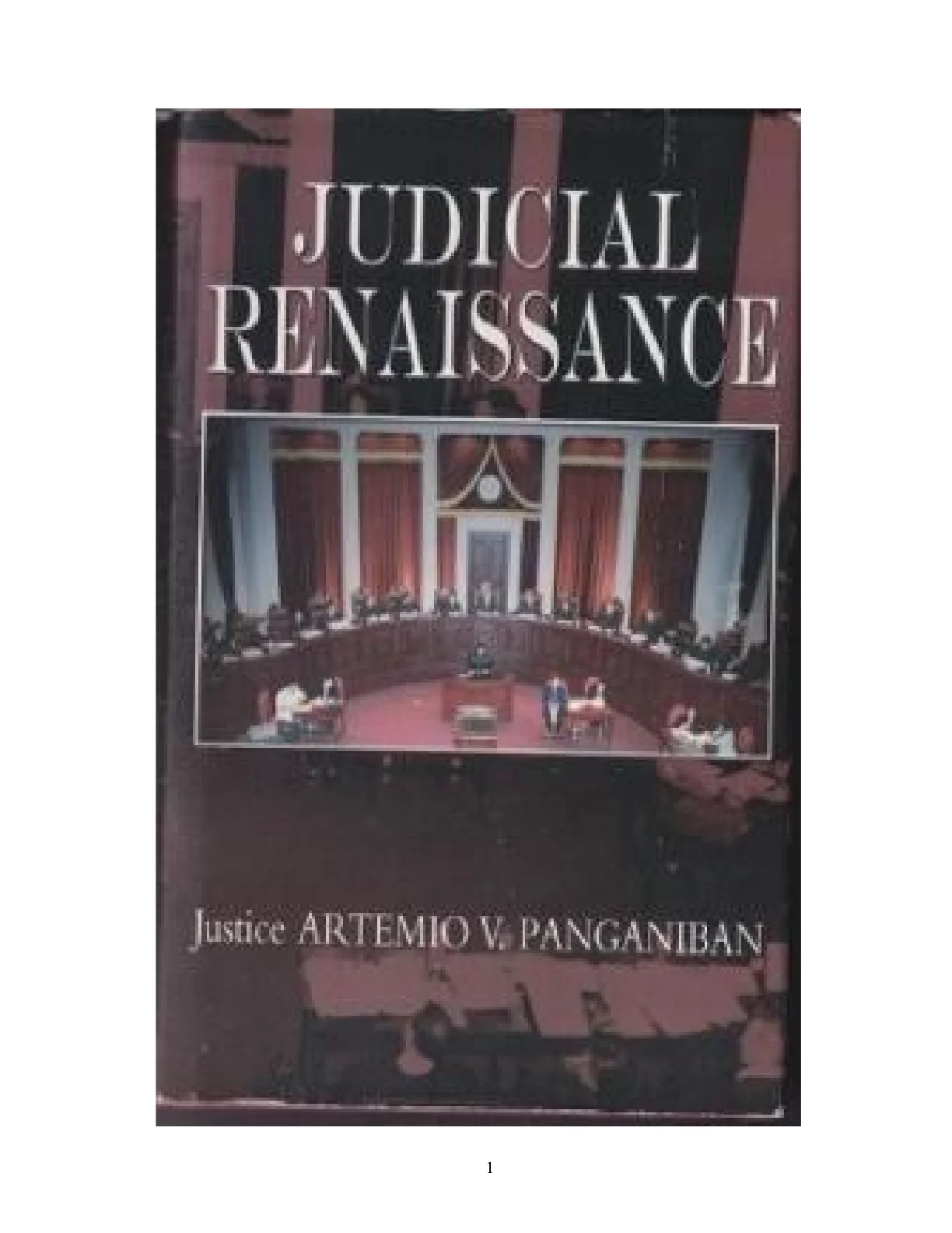 Cover of Judicial Renaissance