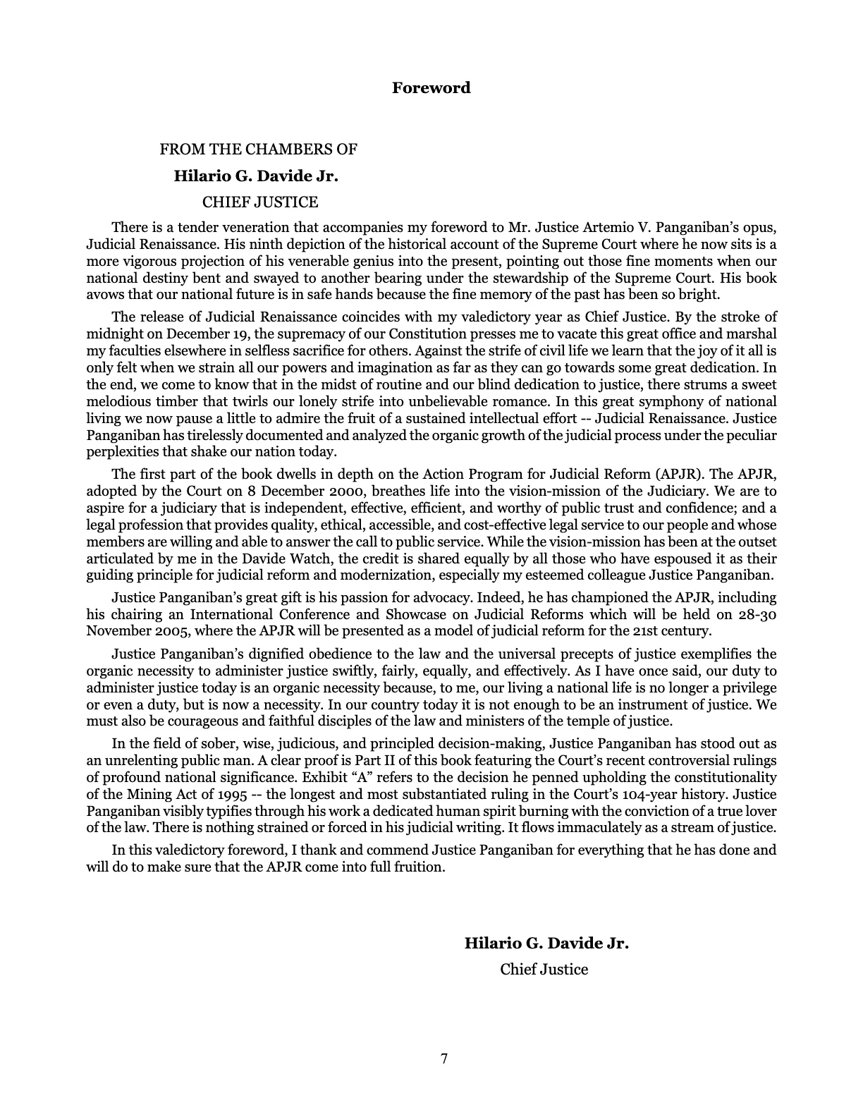 Judicial Renaissance, page 7