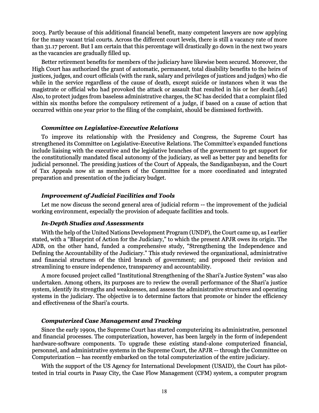 Judicial Renaissance, page 18