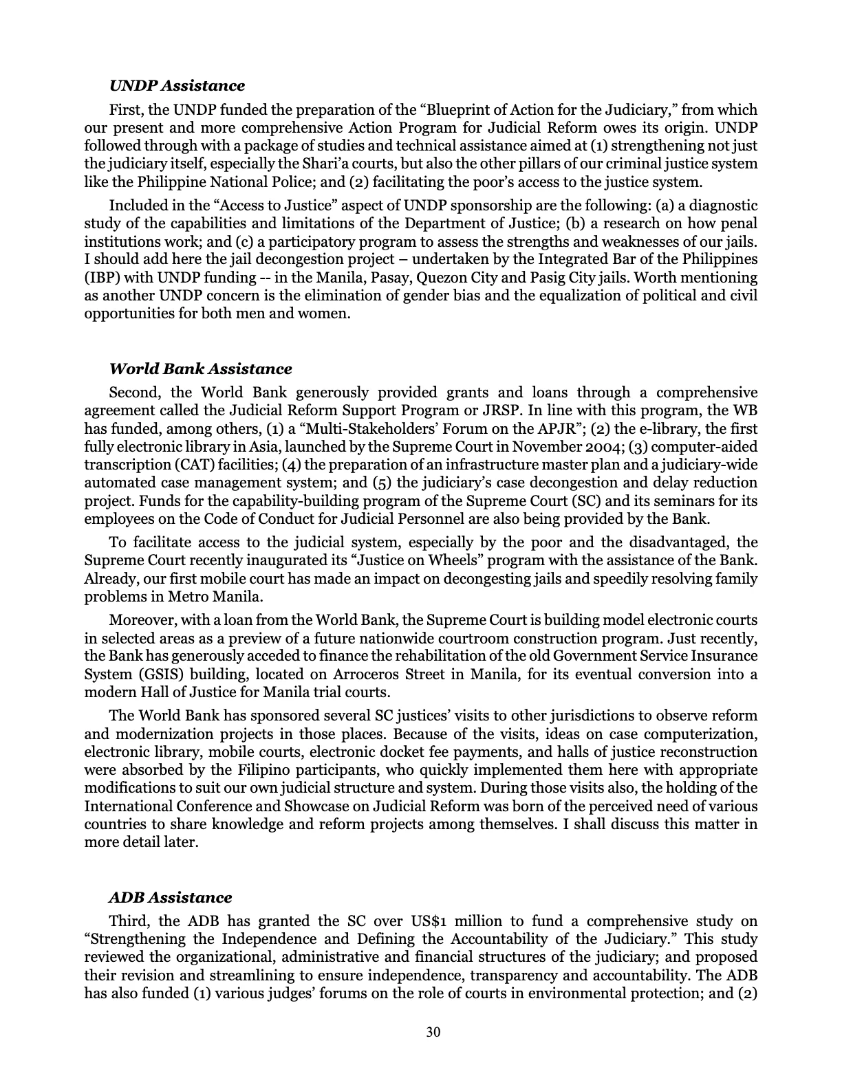 Judicial Renaissance, page 30