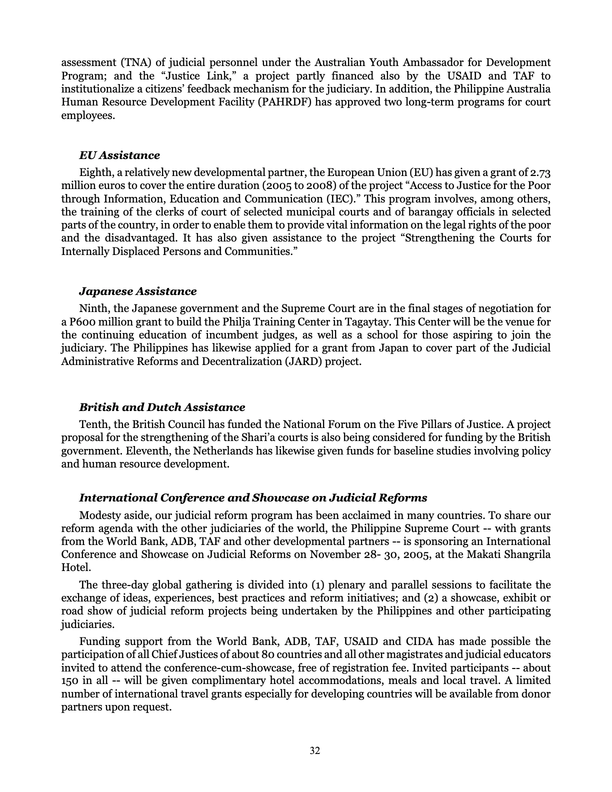 Judicial Renaissance, page 32