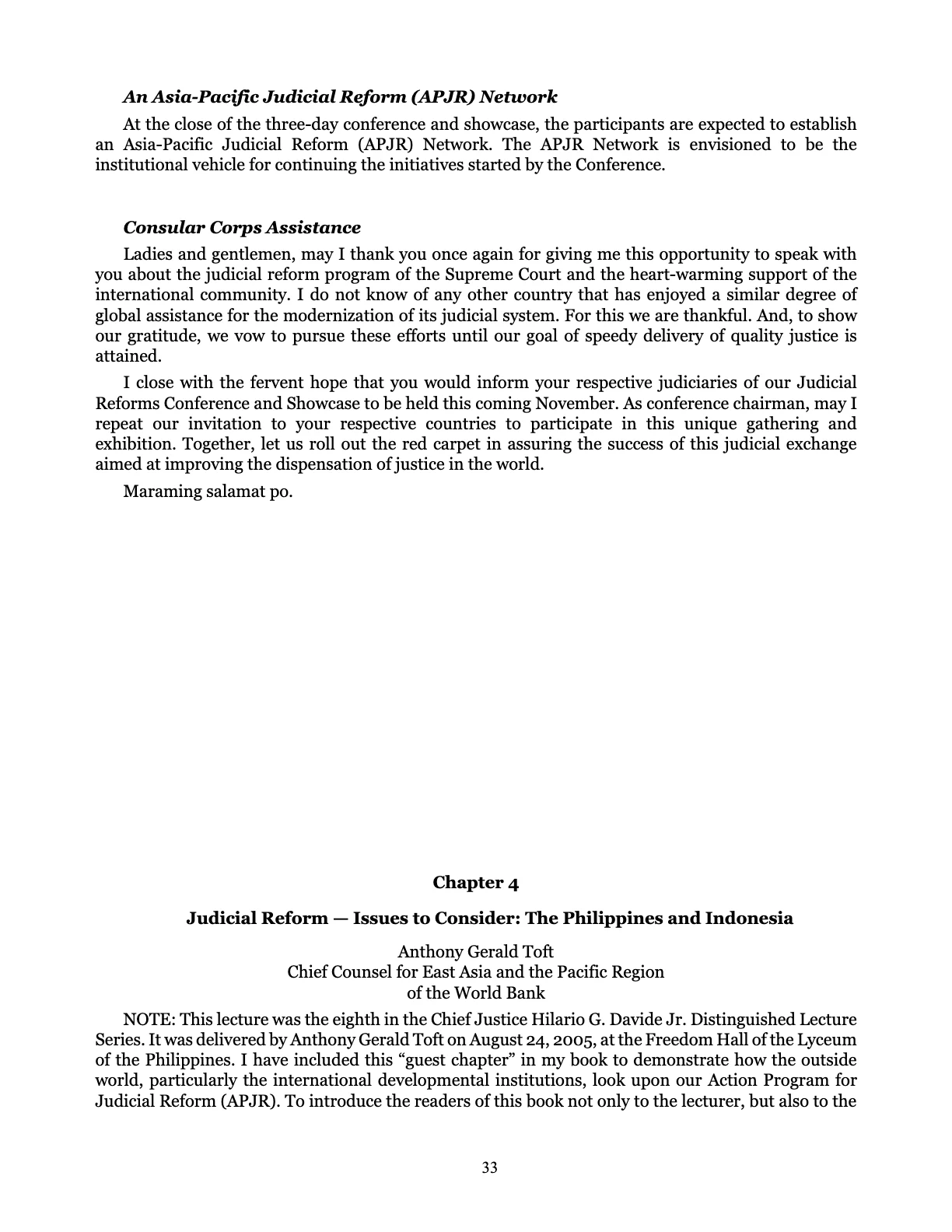 Judicial Renaissance, page 33