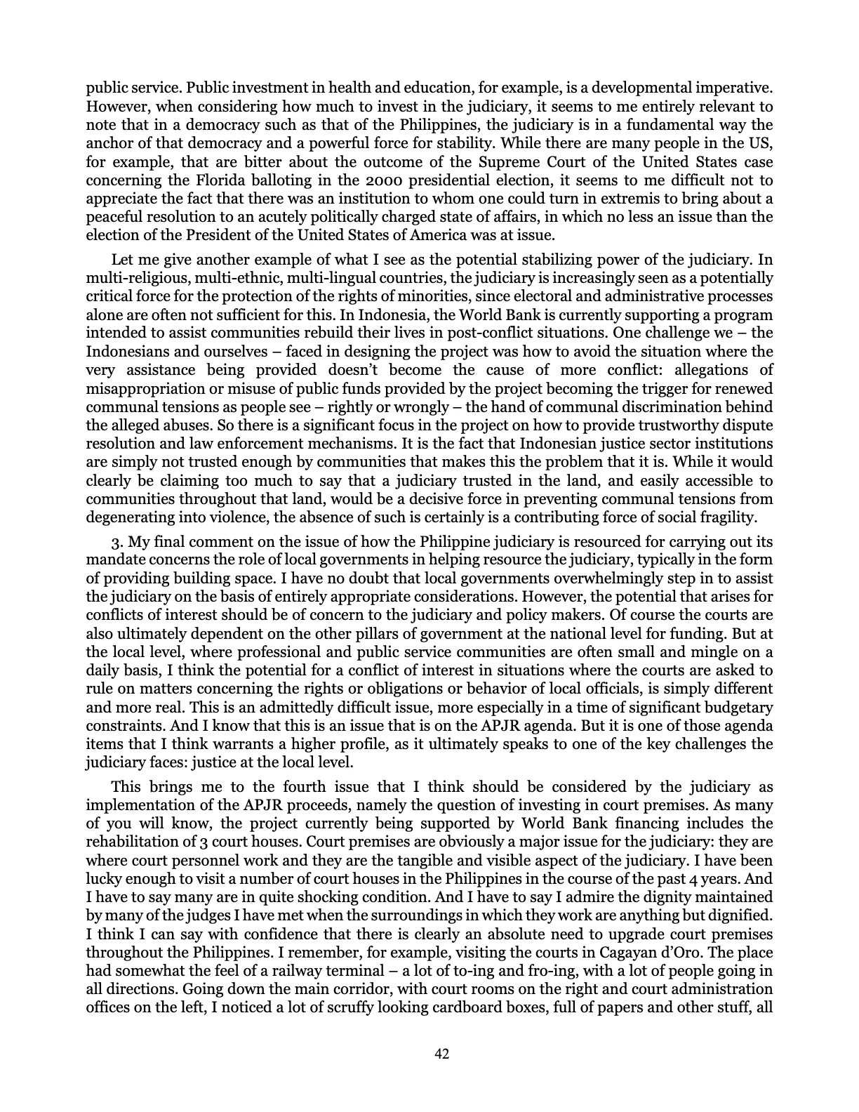 Judicial Renaissance, page 42