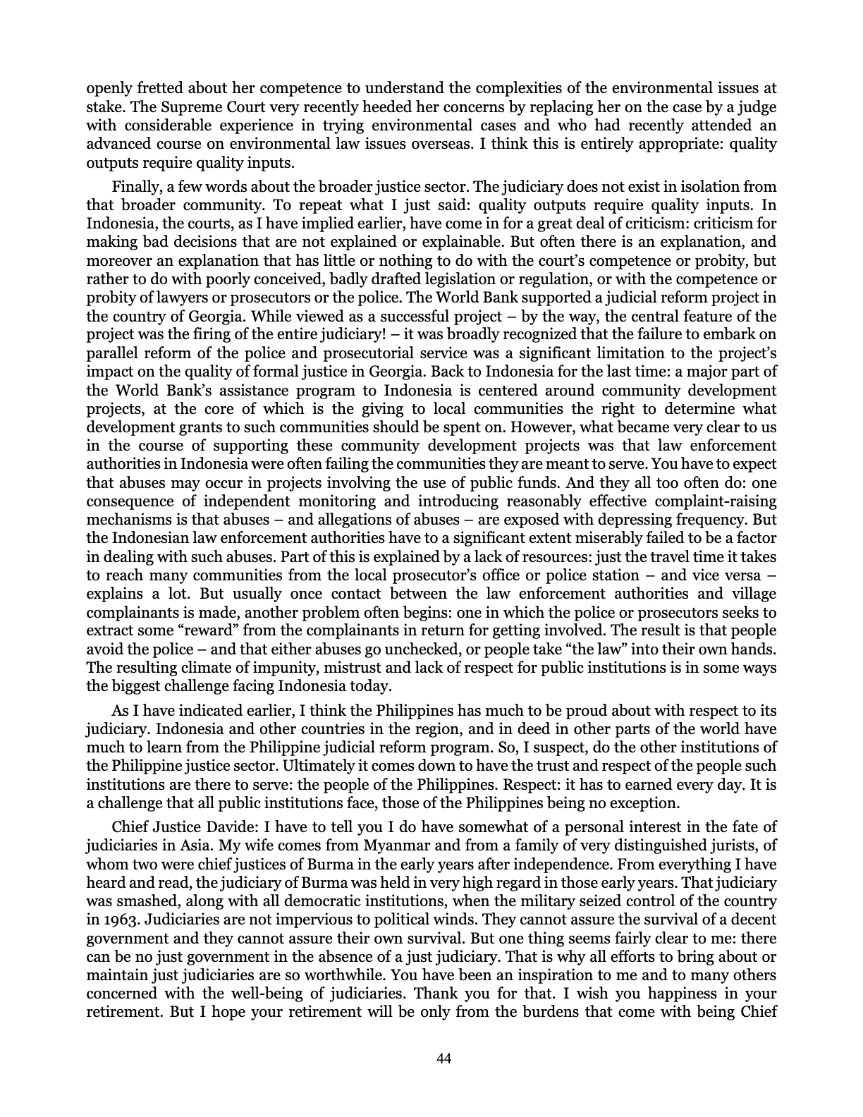 Judicial Renaissance, page 44