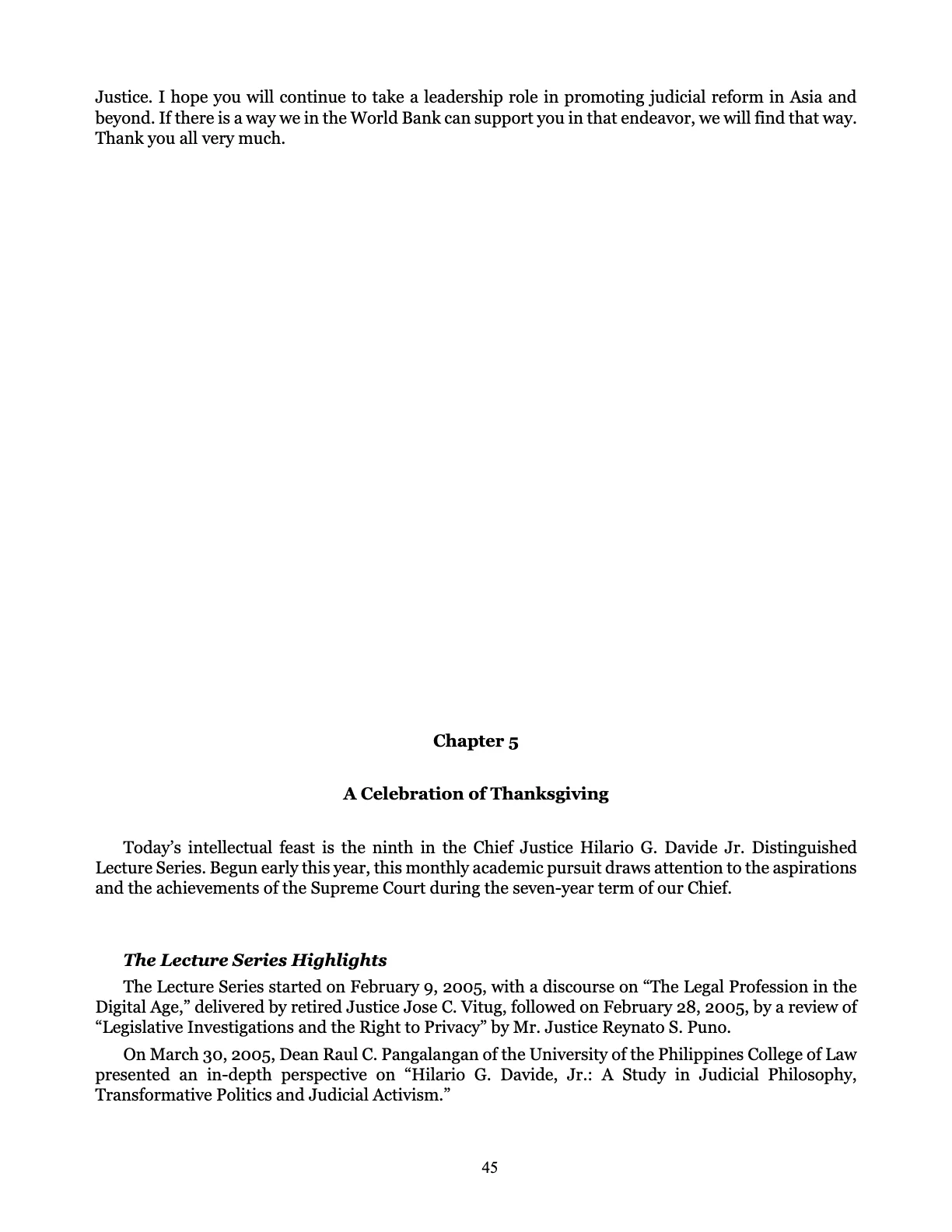 Judicial Renaissance, page 45