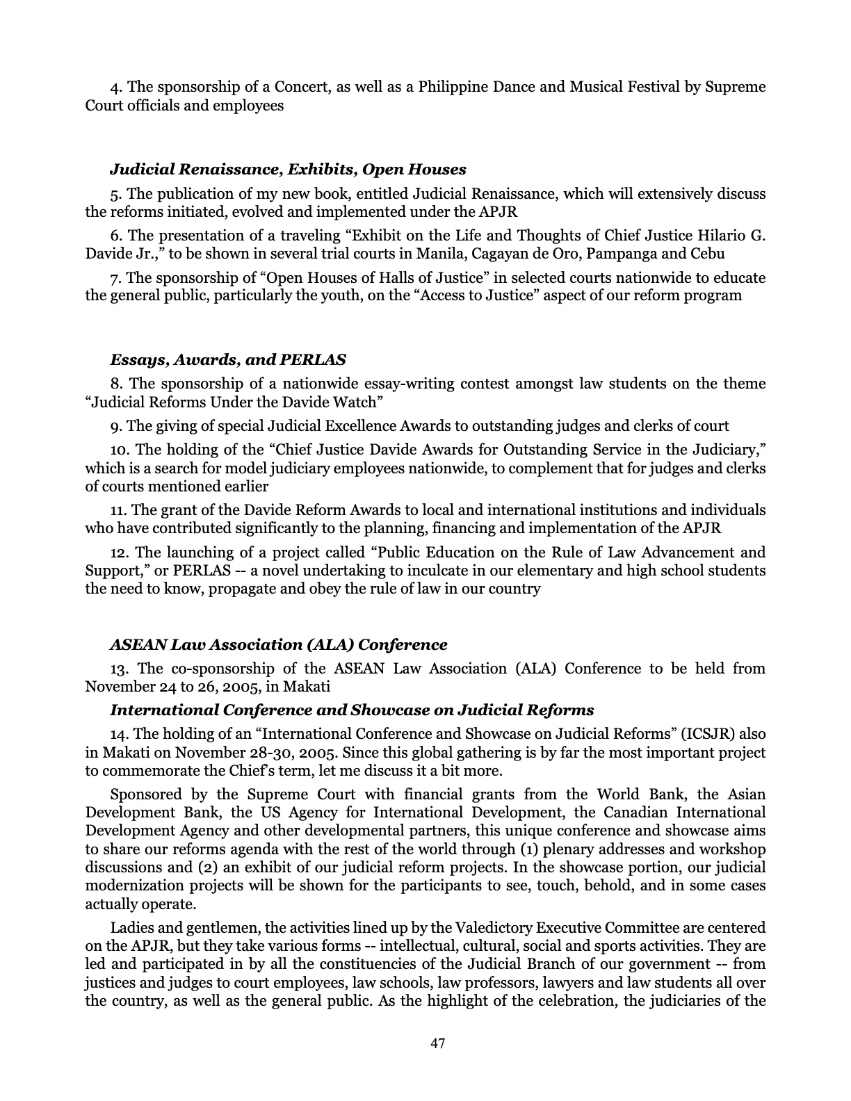 Judicial Renaissance, page 47