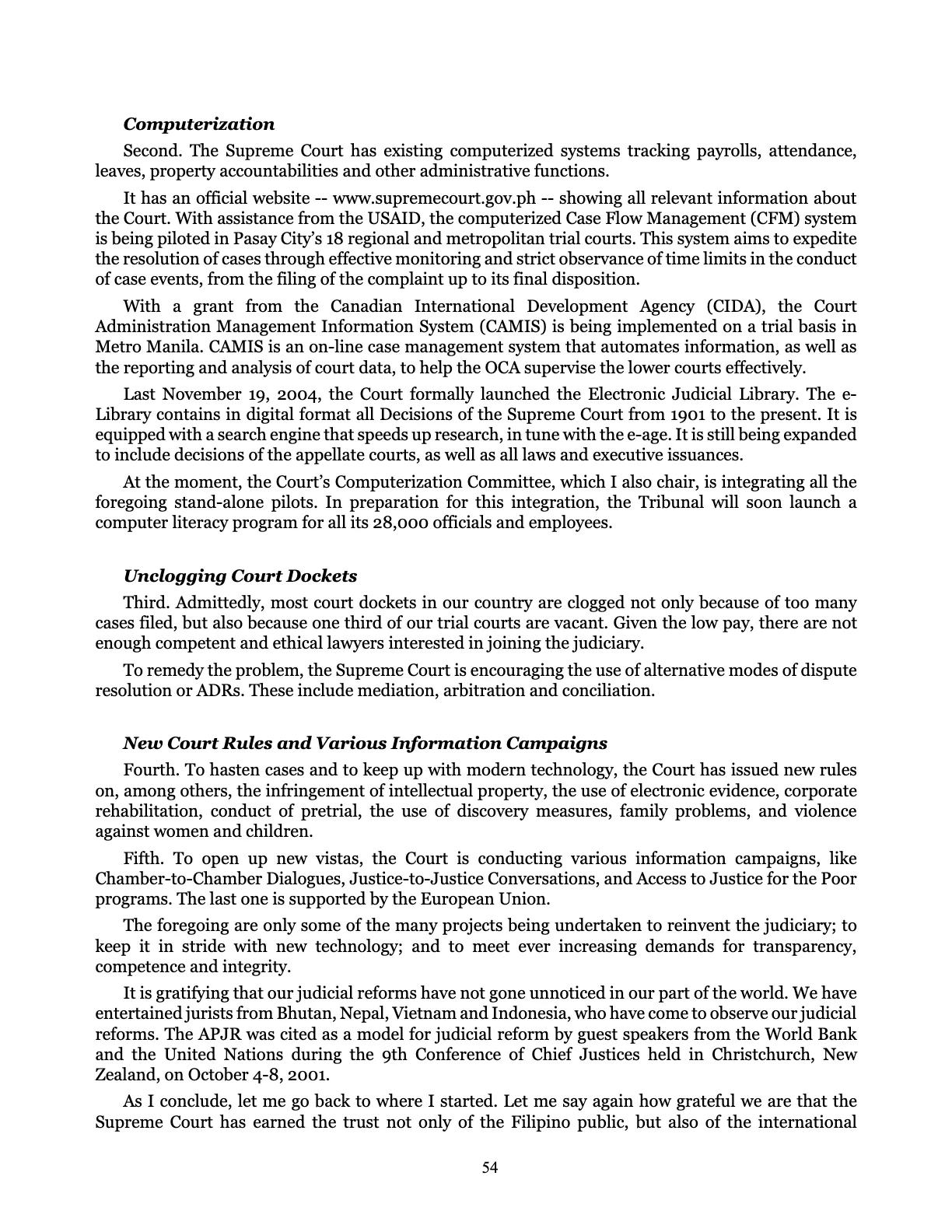 Judicial Renaissance, page 54