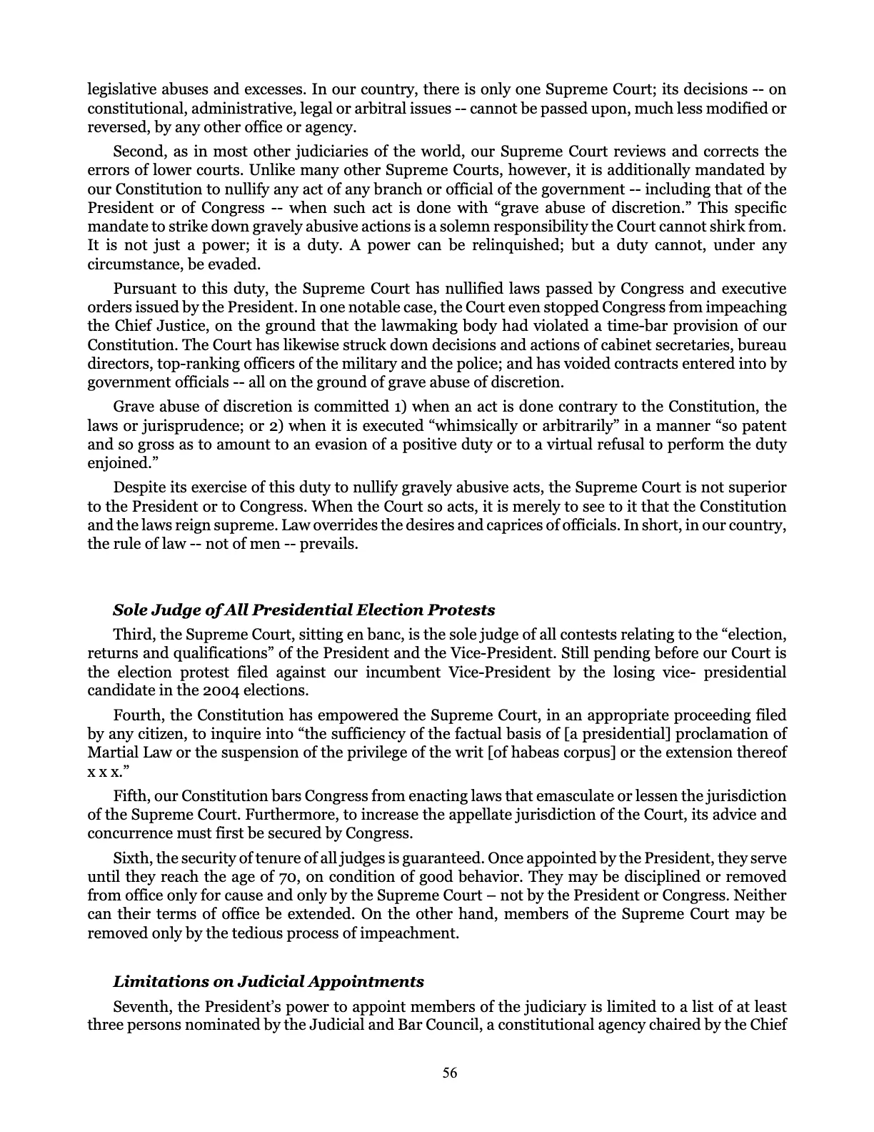 Judicial Renaissance, page 56