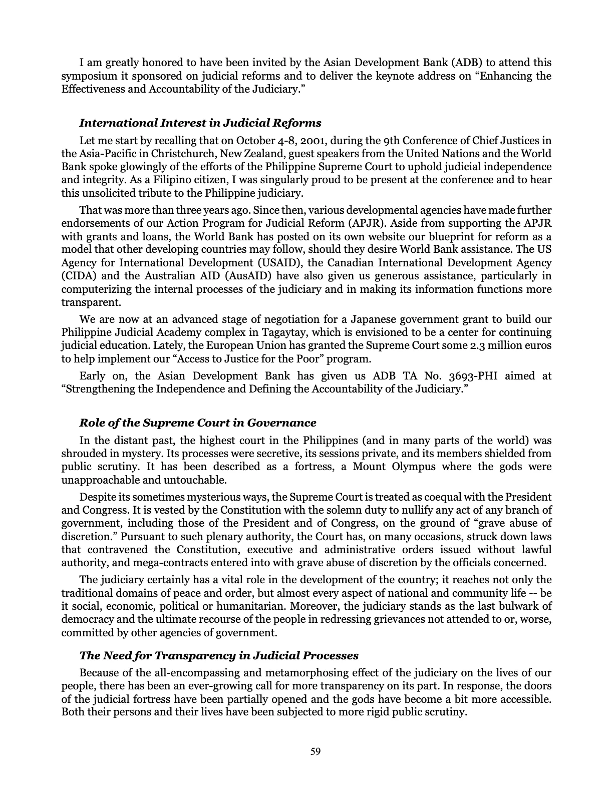 Judicial Renaissance, page 59
