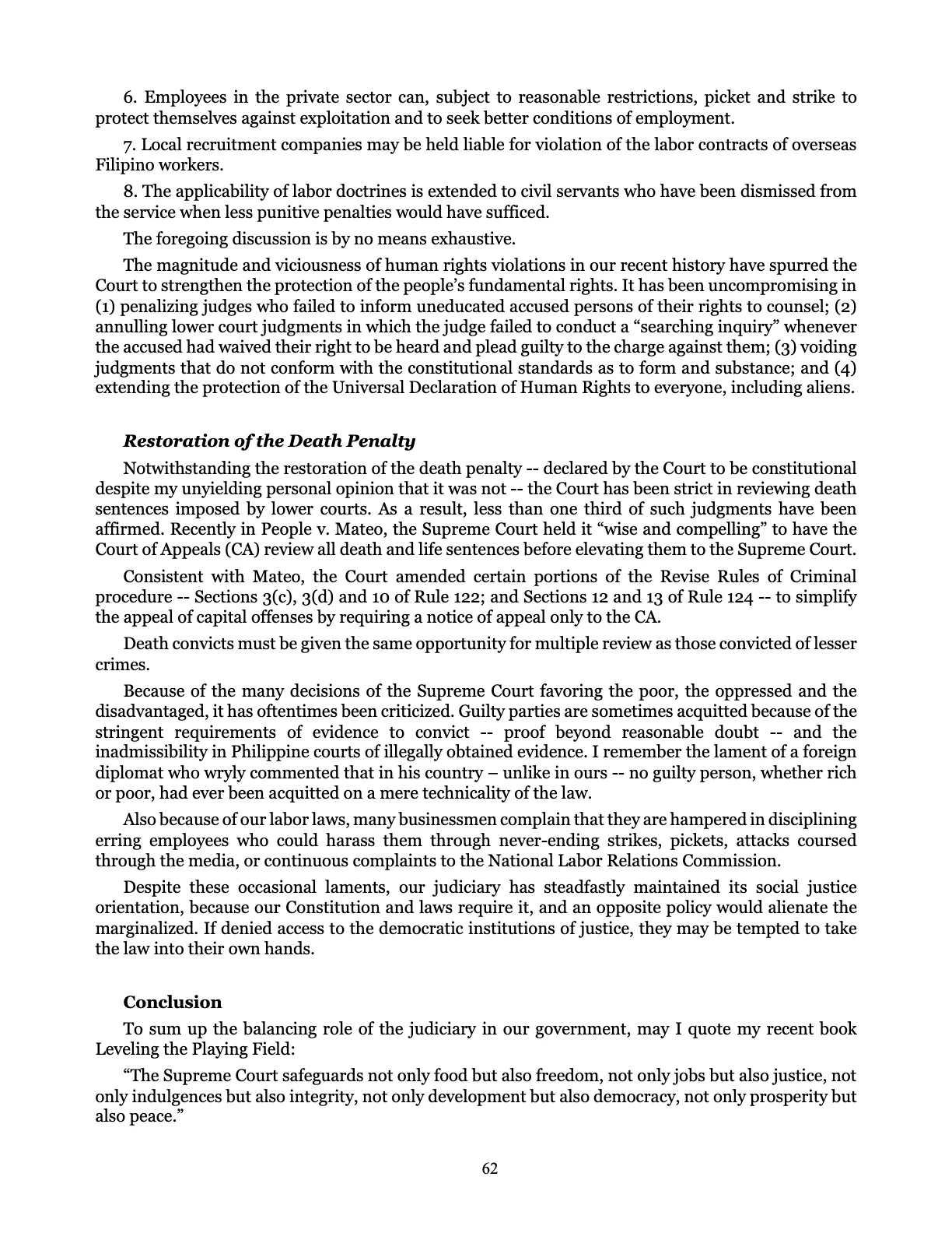Judicial Renaissance, page 62