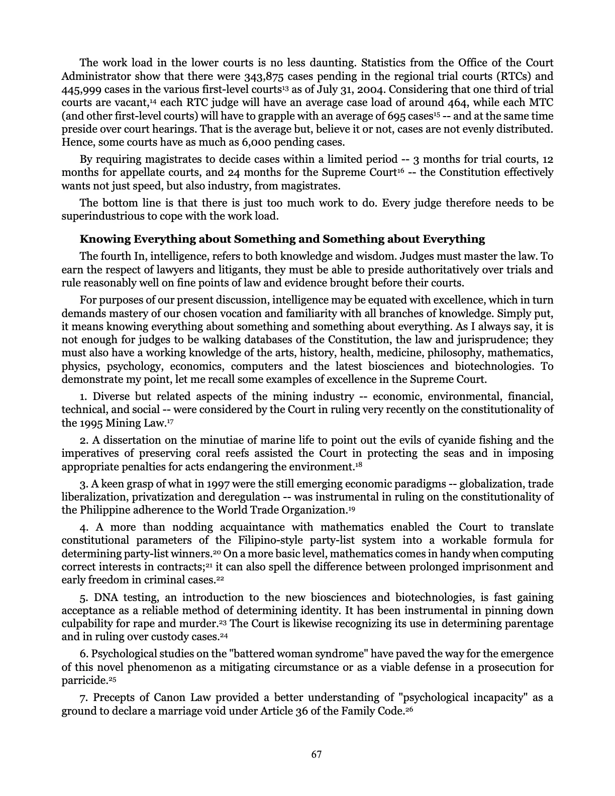 Judicial Renaissance, page 67