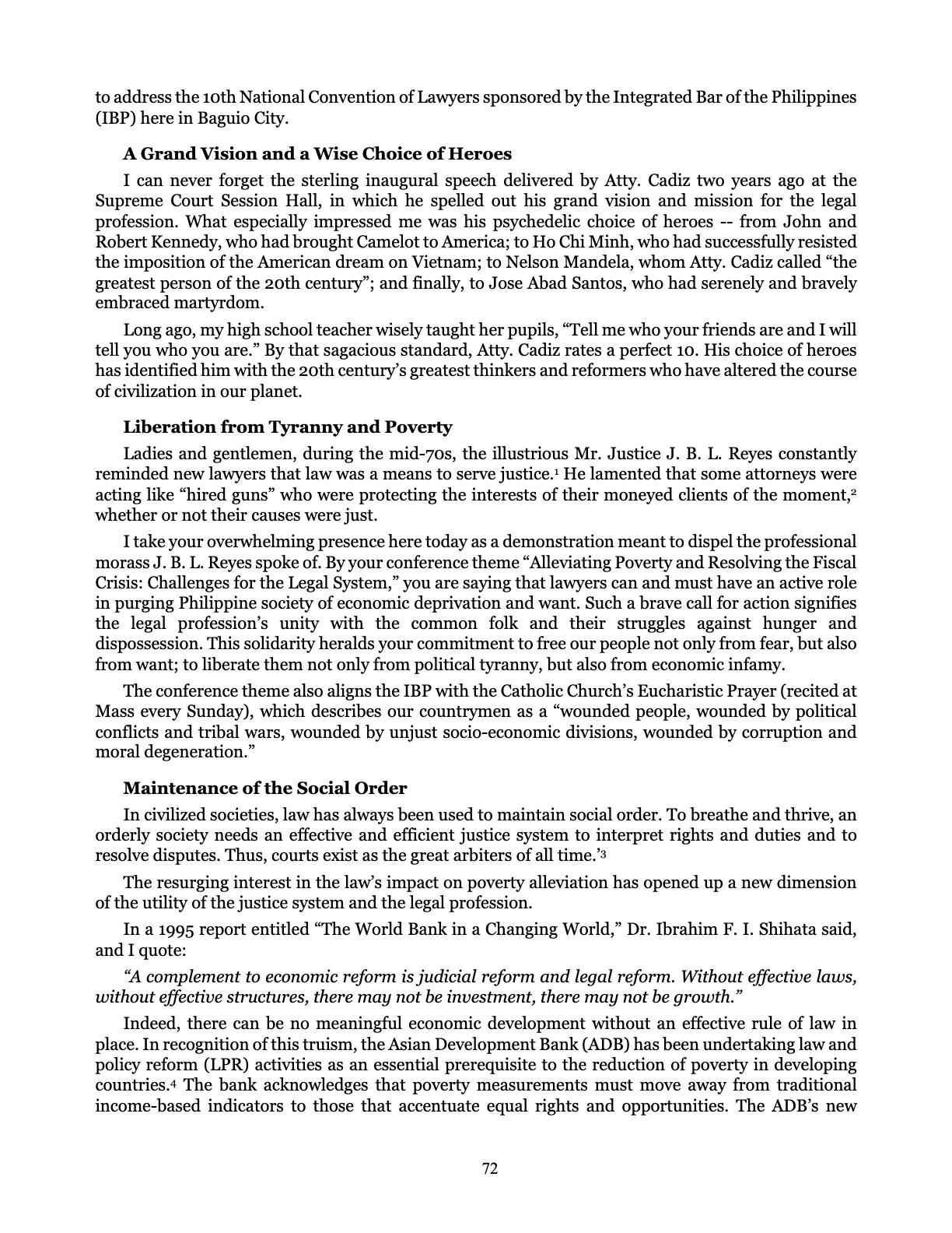 Judicial Renaissance, page 72