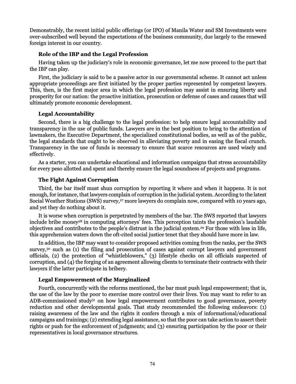 Judicial Renaissance, page 74