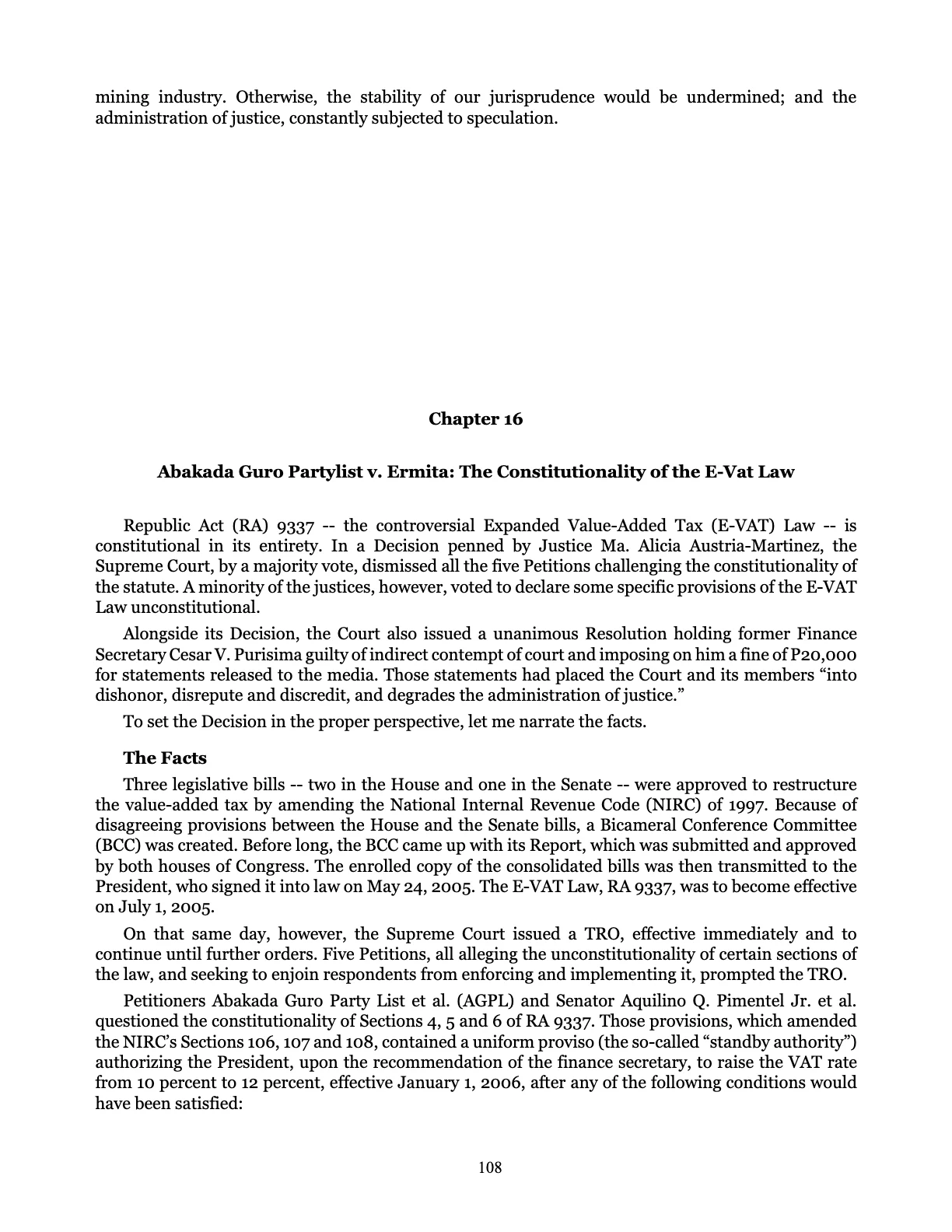 Judicial Renaissance, page 108