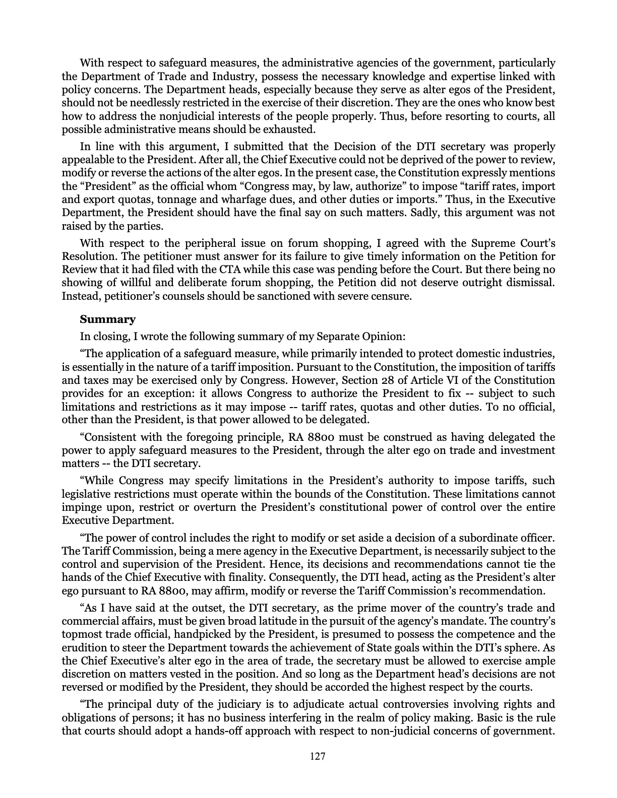 Judicial Renaissance, page 127