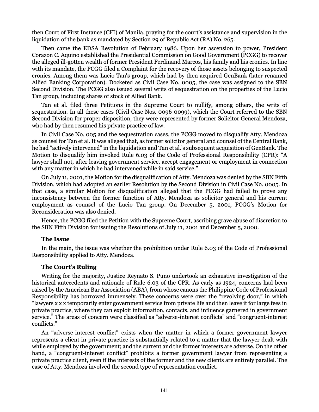 Judicial Renaissance, page 141