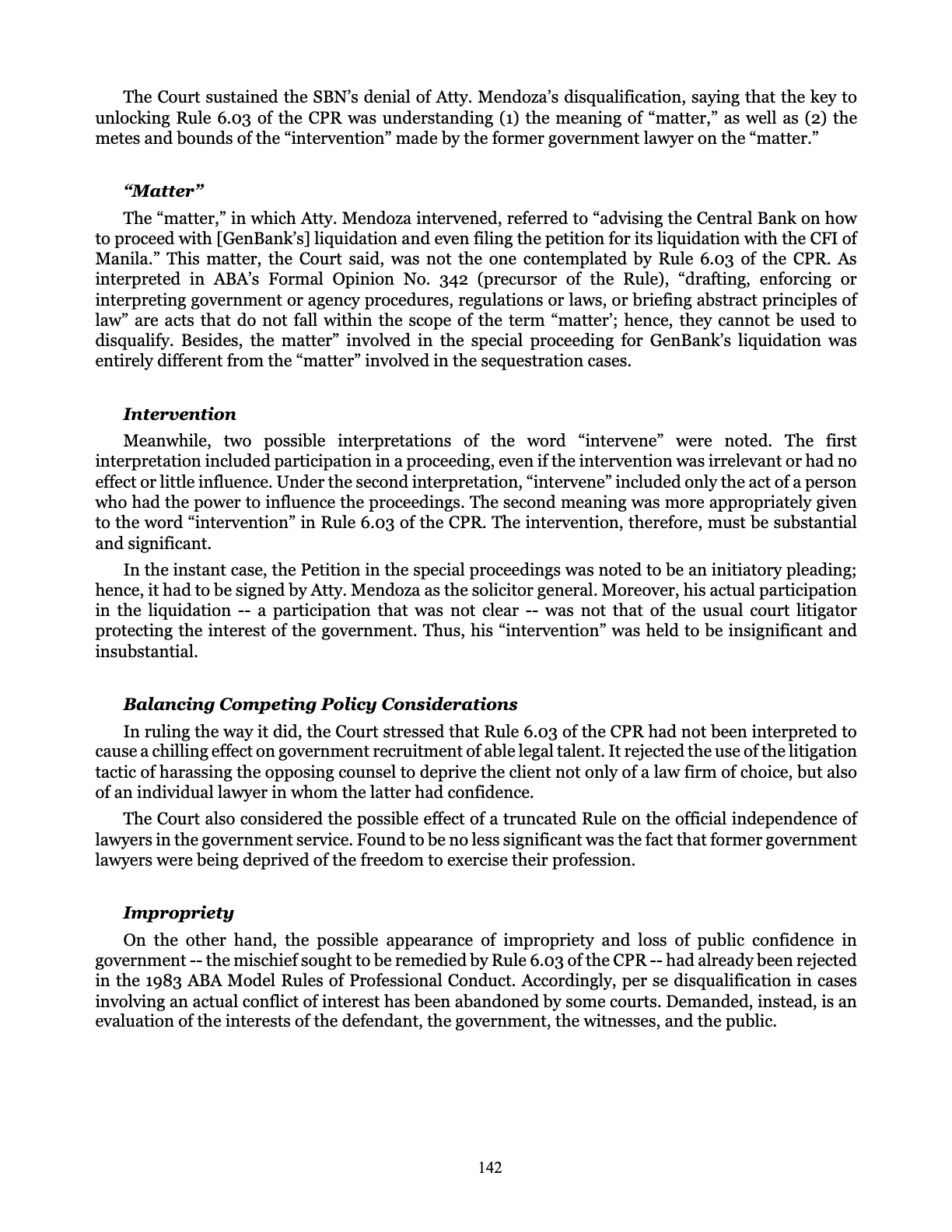 Judicial Renaissance, page 142